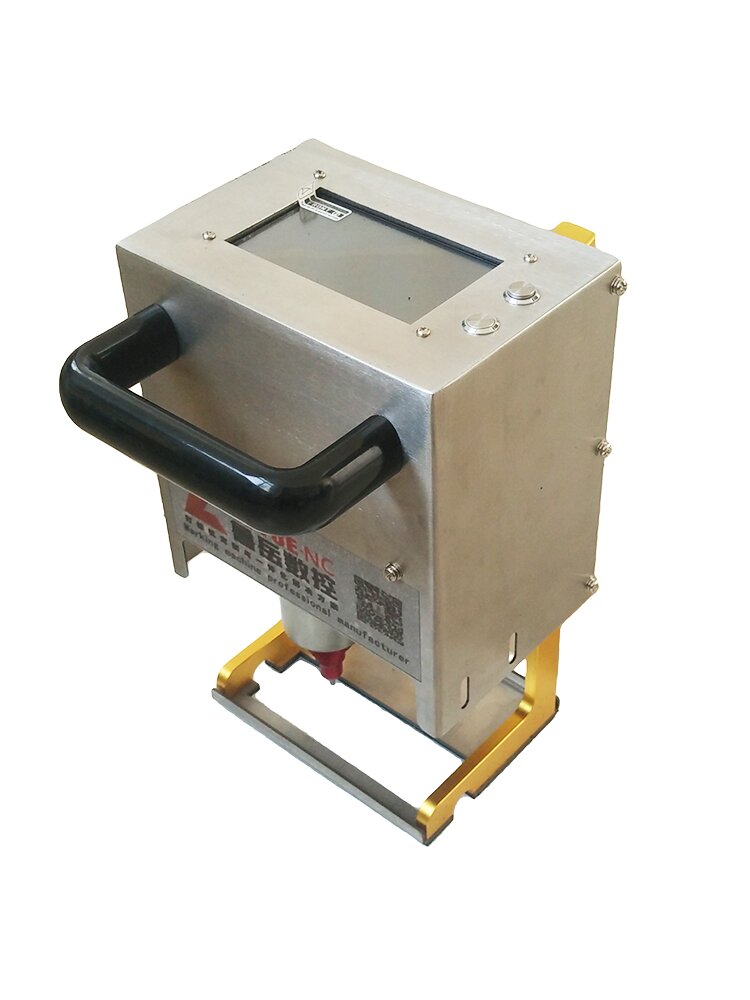 ہینڈ ہیلڈ الیکٹرک کندہ کاری مشین ، ریل اسٹیل اسٹیمپ کوڈنگ مشین